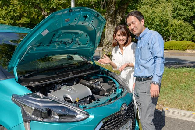 画像1: 家族でフル乗車しても十分パワーがある、自然吸気1Æ5Lガソリンエンジン。