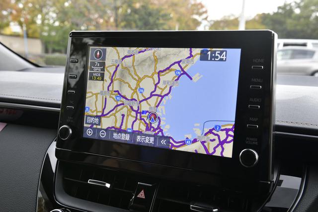 画像: ナビも大きくて見やすい。9インチのディスプレイオーディオ搭載(W×Bグレード、Sグレードにメーカーオプション)