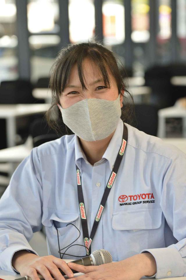 画像: 6月に中古車コーナーもオープン予定で、お客様の様々なニーズにお答えしていきますと飯田さん。