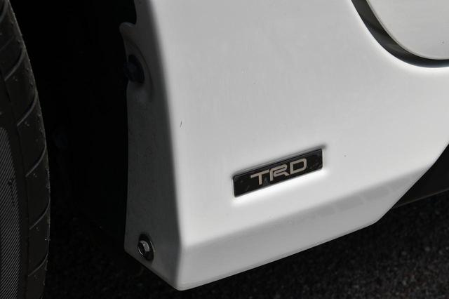 画像: TRDロゴもバッチリです。