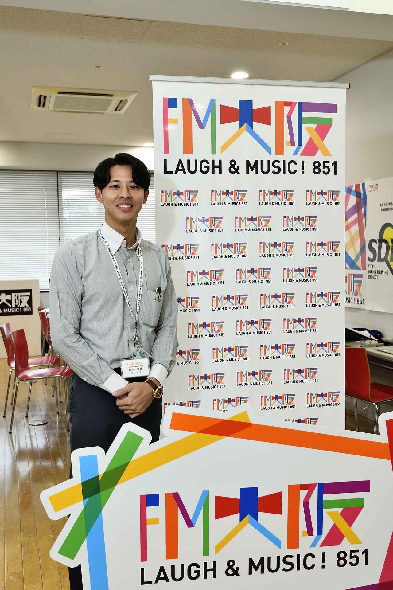 画像: 音楽、野球、そしてジム!がご趣味の堀井さんです!