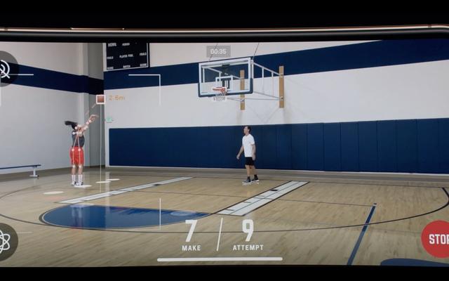 画像: バスケットボールのシュート練習アプリ「HomeCourt」 www.homecourt.ai