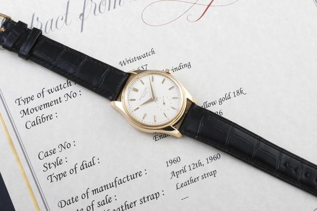 画像: アーカイブには、本モデルが1960年4月12日に初めて人の手に渡ったことまで記録されている
