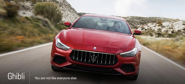 画像: マセラティ公式サイトより、現行のギブリ www.maserati.com