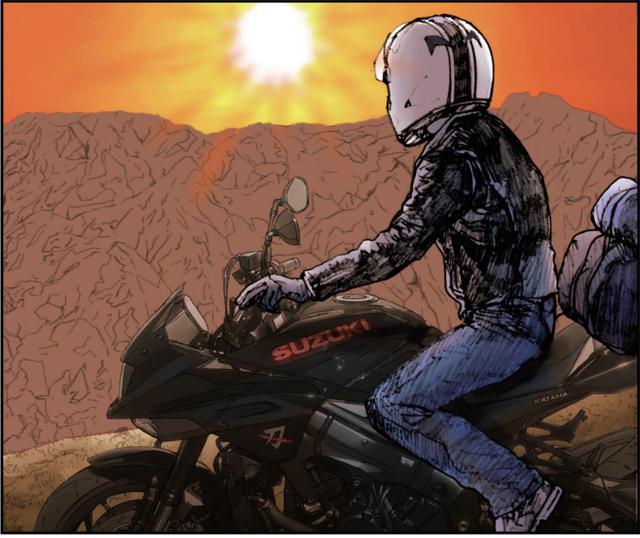 画像1: 日々の”摩擦”に疲れ切った男のカタナは、人とのしがらみも一刀両断できるのか?
RIDE『SUNRISE SPEED』(東本昌平先生)より