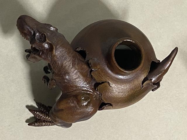 画像2: これぞアート!恐竜陶芸