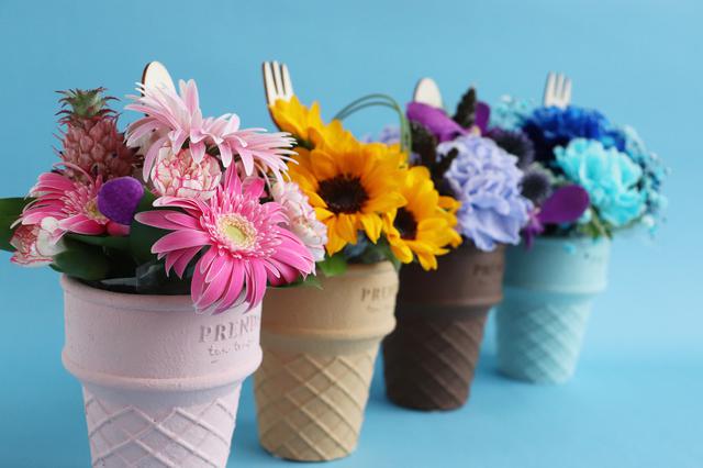 画像: 「お花」×「アイスクリーム」で暑い夏にぴったり!