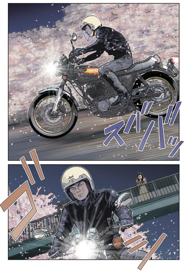 画像4: 縒りを戻しにきた?女を振り切って桜吹雪の中へ