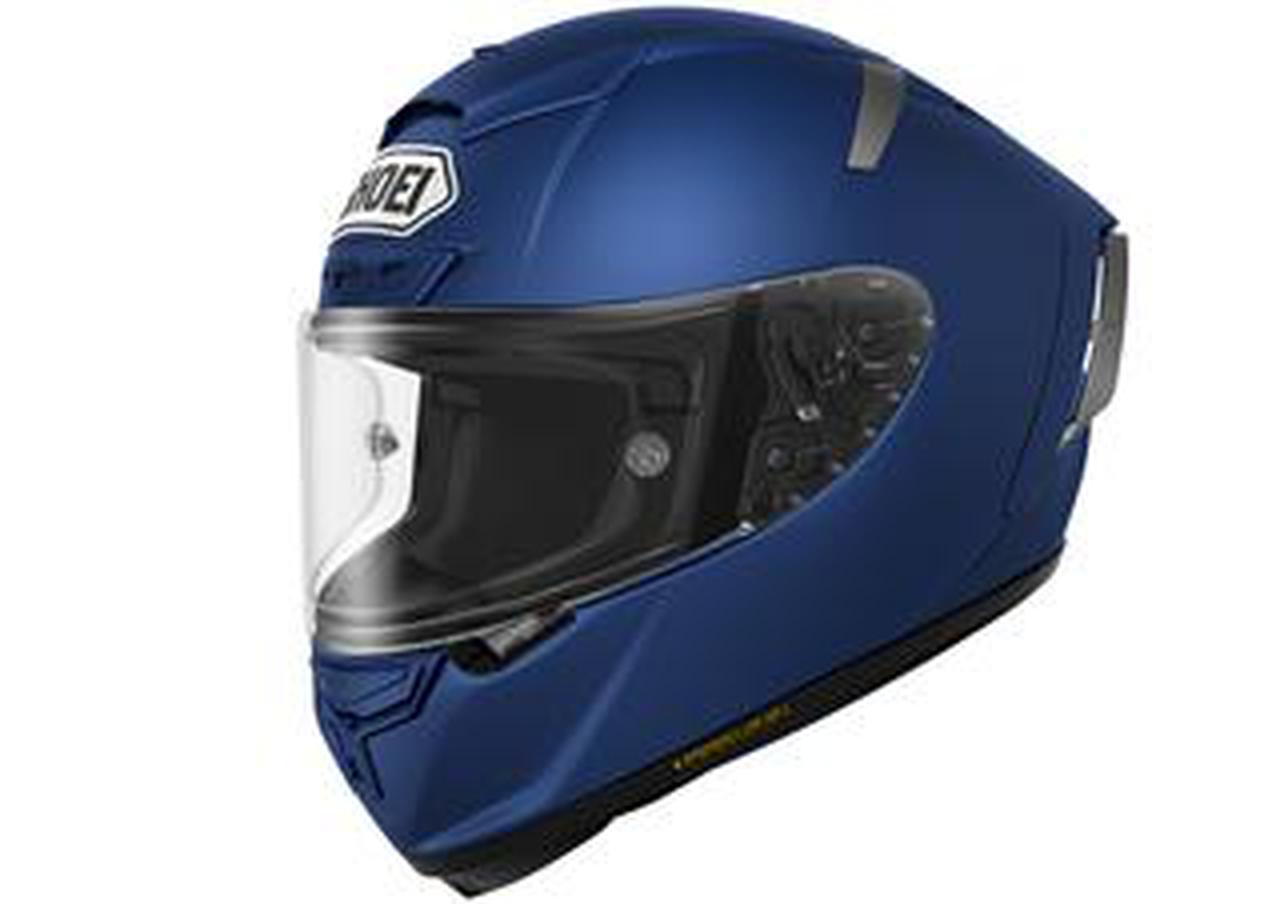 SHOEI フルフェイスヘルメット グレー SHOEIのフルフェイス・ヘルメット「X-Fourteen」にブルーと