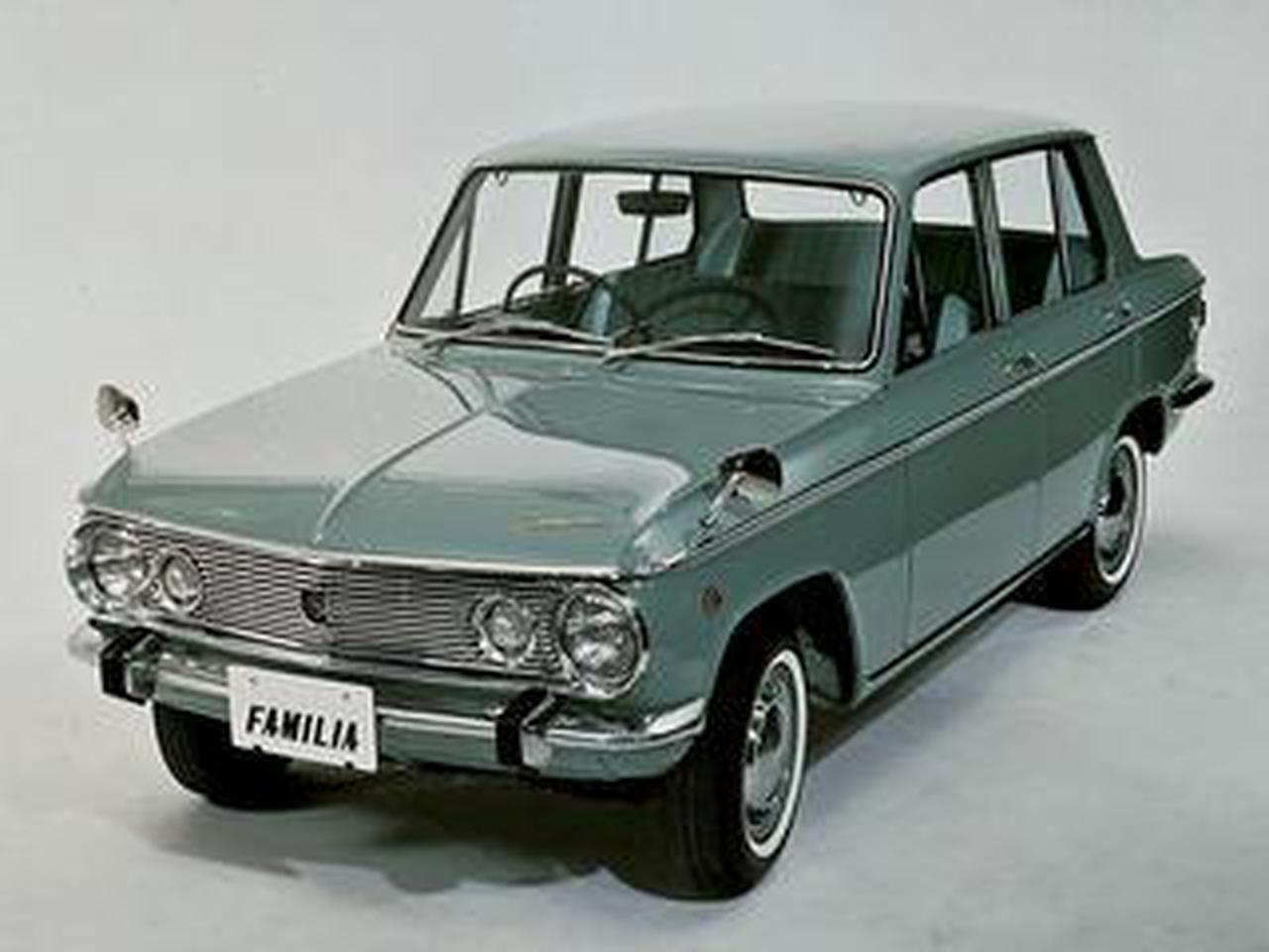 昭和の名車 123】マツダ ファミリアは、商用車からスタートしてライン