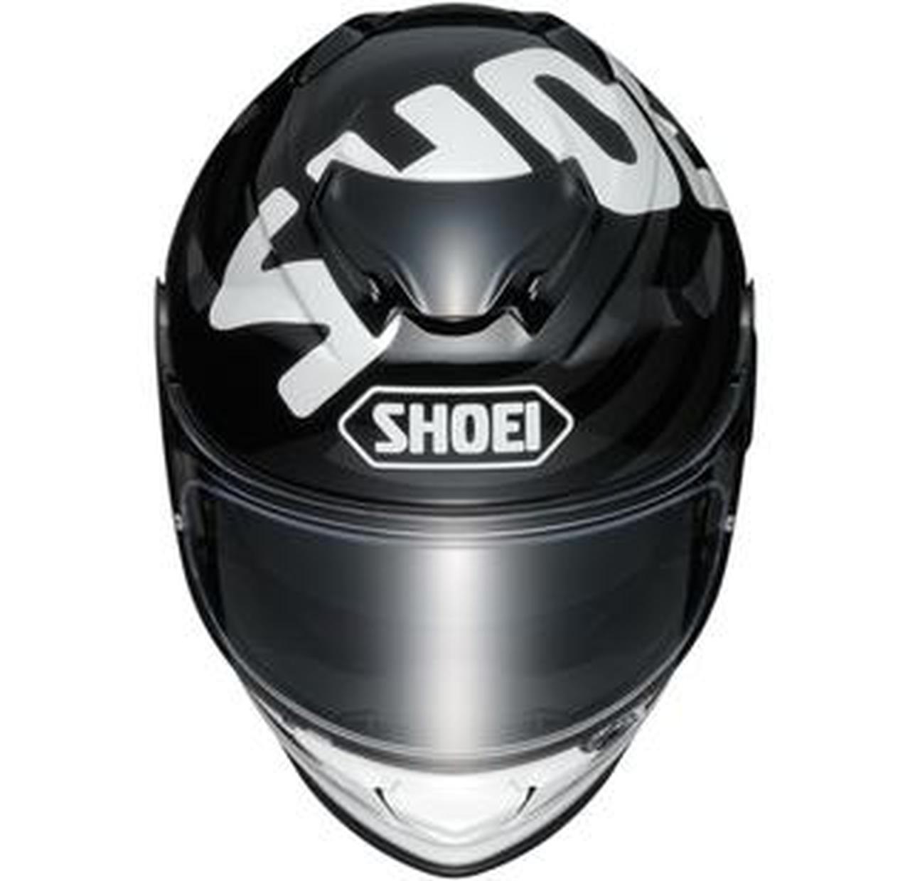 頭頂部におっきくSHOEI! インナーバイザー搭載のフルフェイス