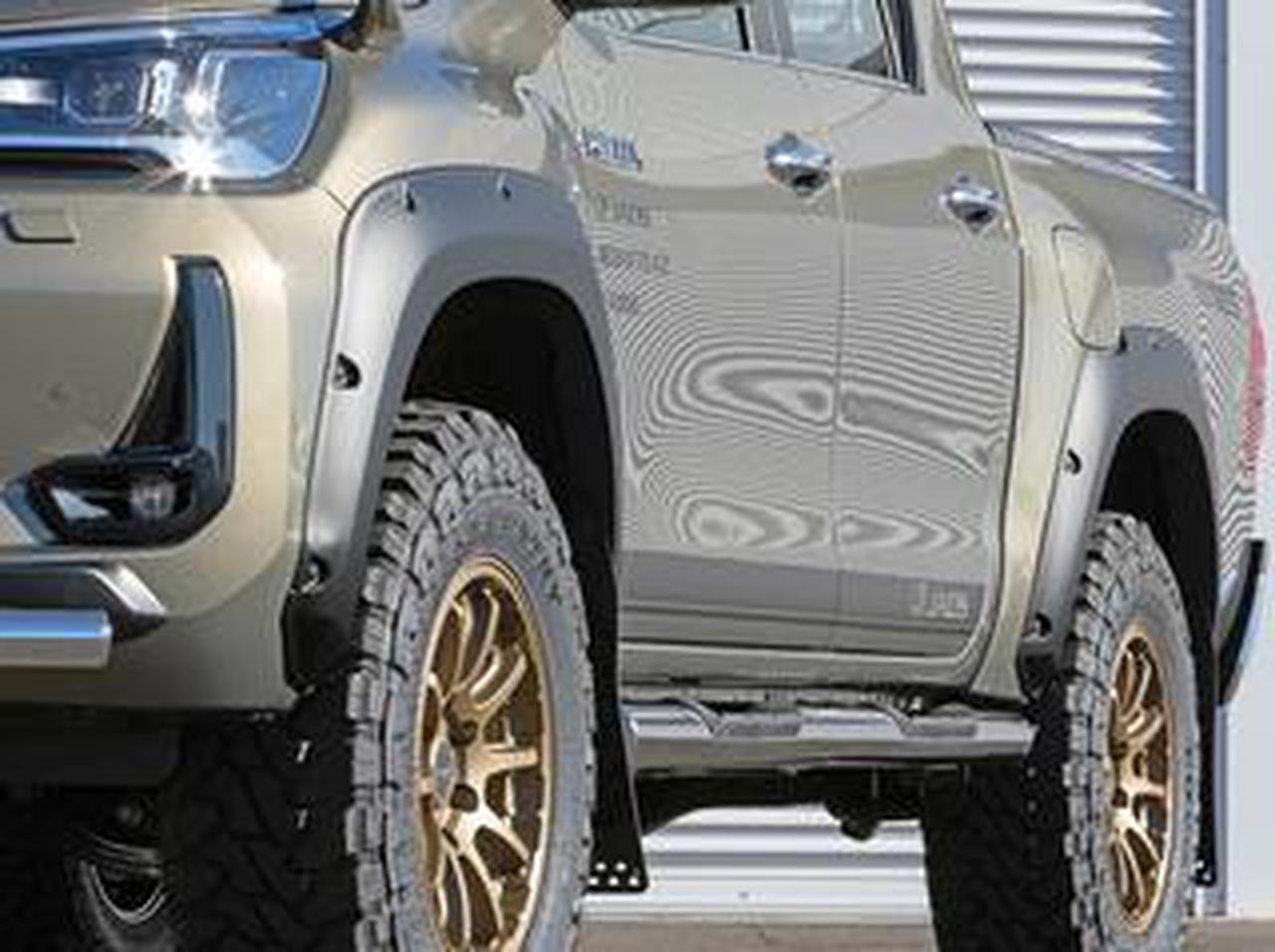 JAOSからトヨタ ハイラックス用、全幅+50mmのオーバーフェンダー「type