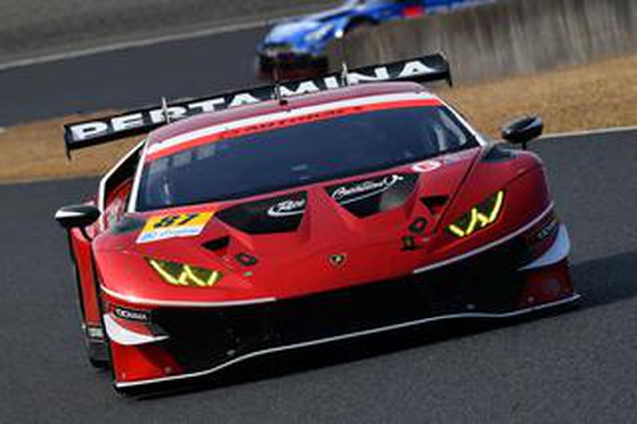 スパーク　スーパーgt ランボルギーニ スーパーGT公式テスト GT300クラス】ランボルギーニ ウラカンGT3が