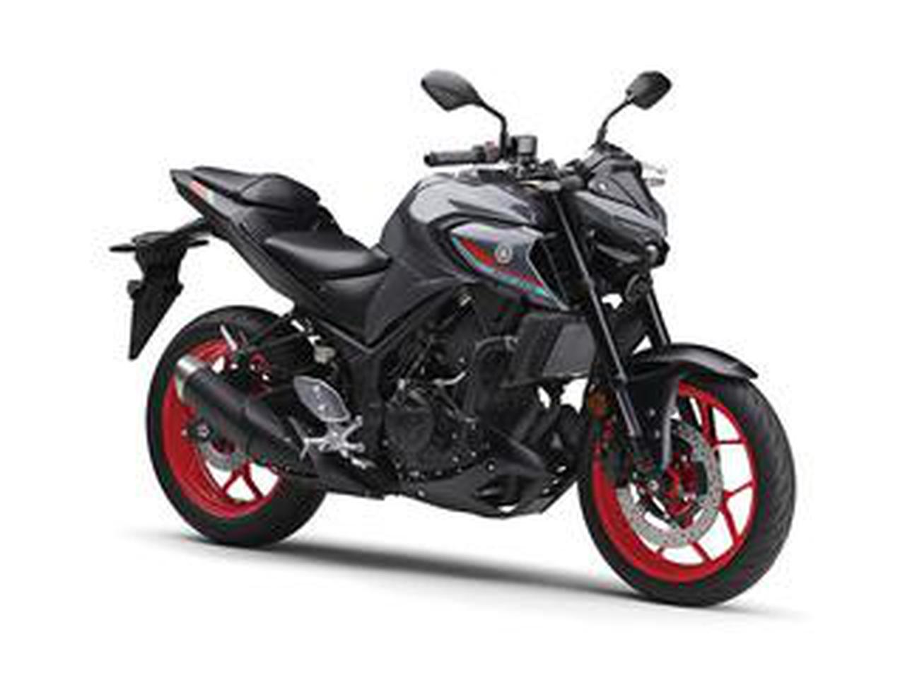 YAMAHA MT-03 黒/青 車検残R7/1月 エンジン始動動画 名変で