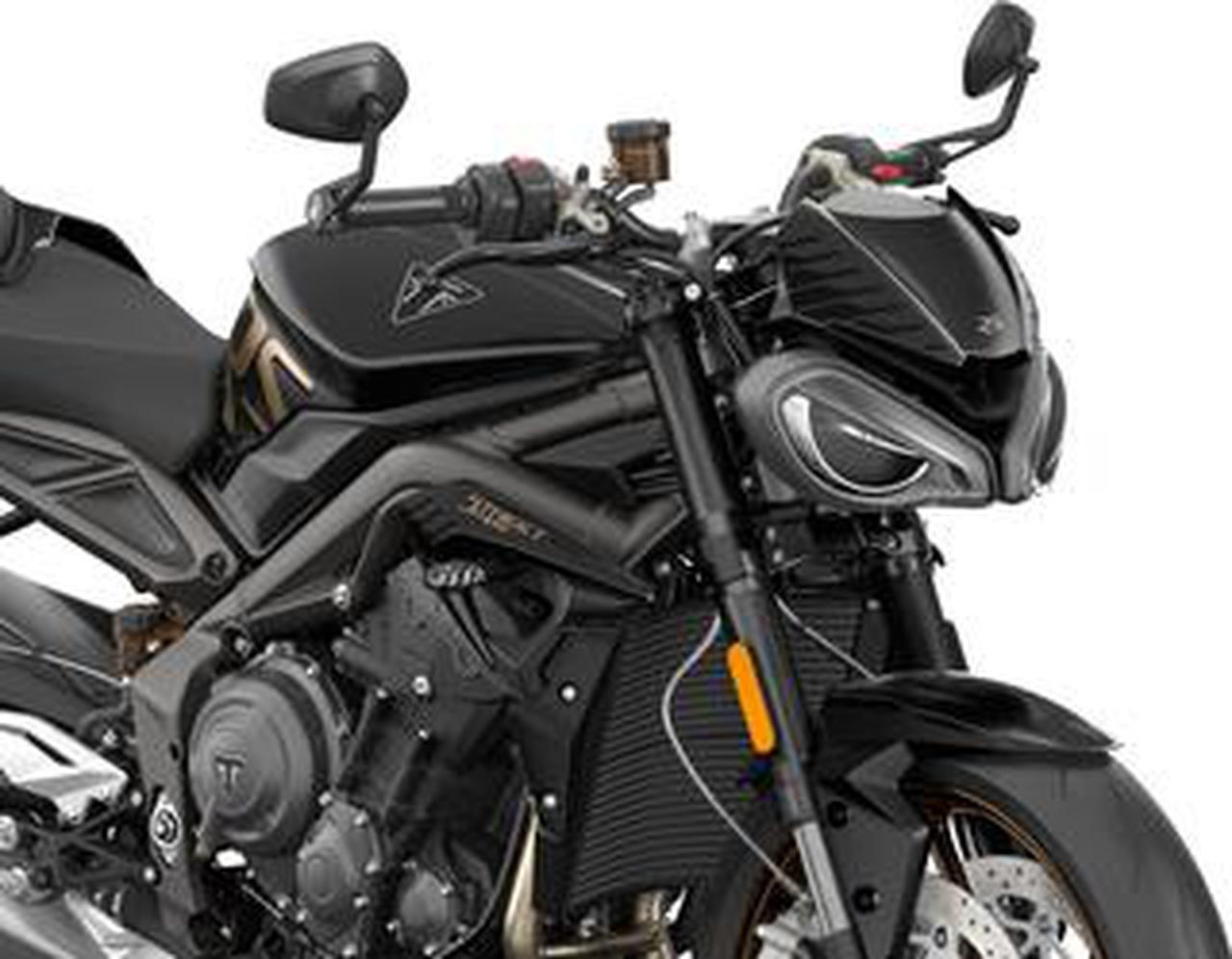 高級感あふれる配色! トライアンフが「ストリートトリプルRS」の2023年