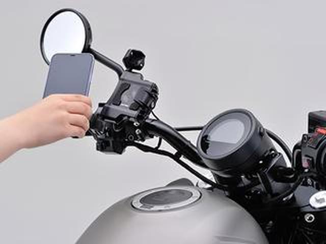 DAYTONA ワイヤレス充電スマートフォンホルダー＋USB Charger Amazon | デイトナ(Daytona) バイク用 スマホホルダー