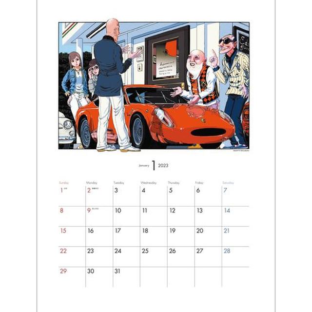 画像2: 『西風　2023 GTroman ILLUSTRATION CALENDAR』は2022年11月25日発売