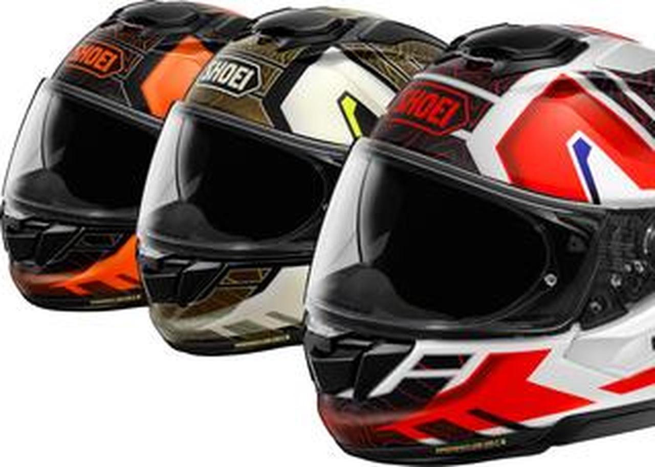 インカムをビルトインできるSHOEI「GT-Air3」にグラフィック インカムをビルトインできるSHOEI「GT-Air3」にグラフィック