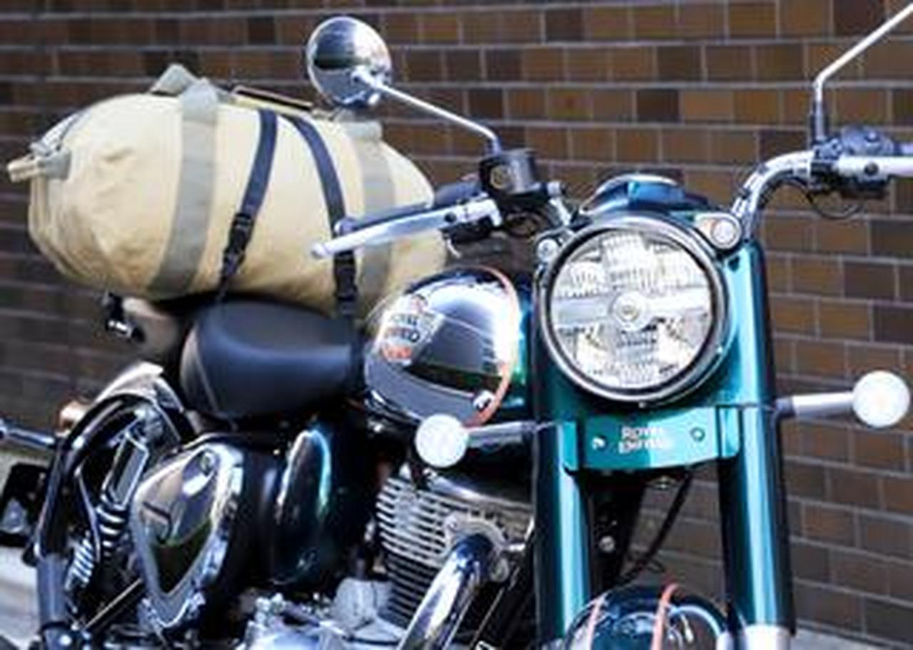 積載インプレ】ロイヤルエンフィールド「クラシック350」にシート 