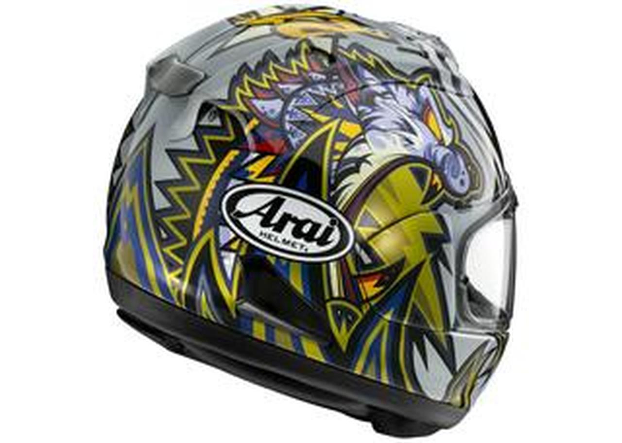 RX-7X ヘルメットArai 中須賀克行レプリカモデル　L 中須賀克行選手の新レプリカ! アライヘルメット「RX-7X