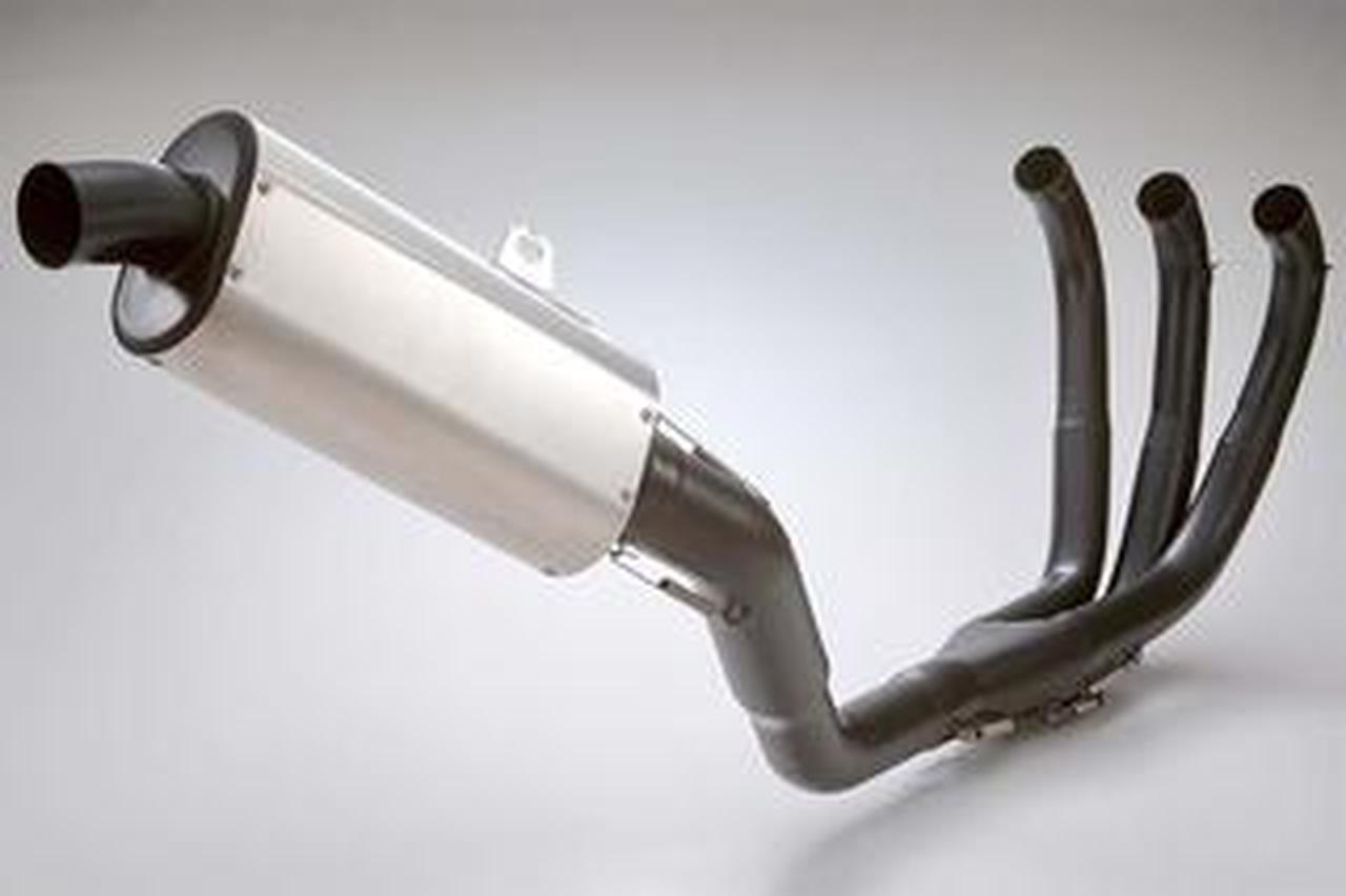 あの頃イメージのXSR900 GPにぴったりのスチール製エキゾースト