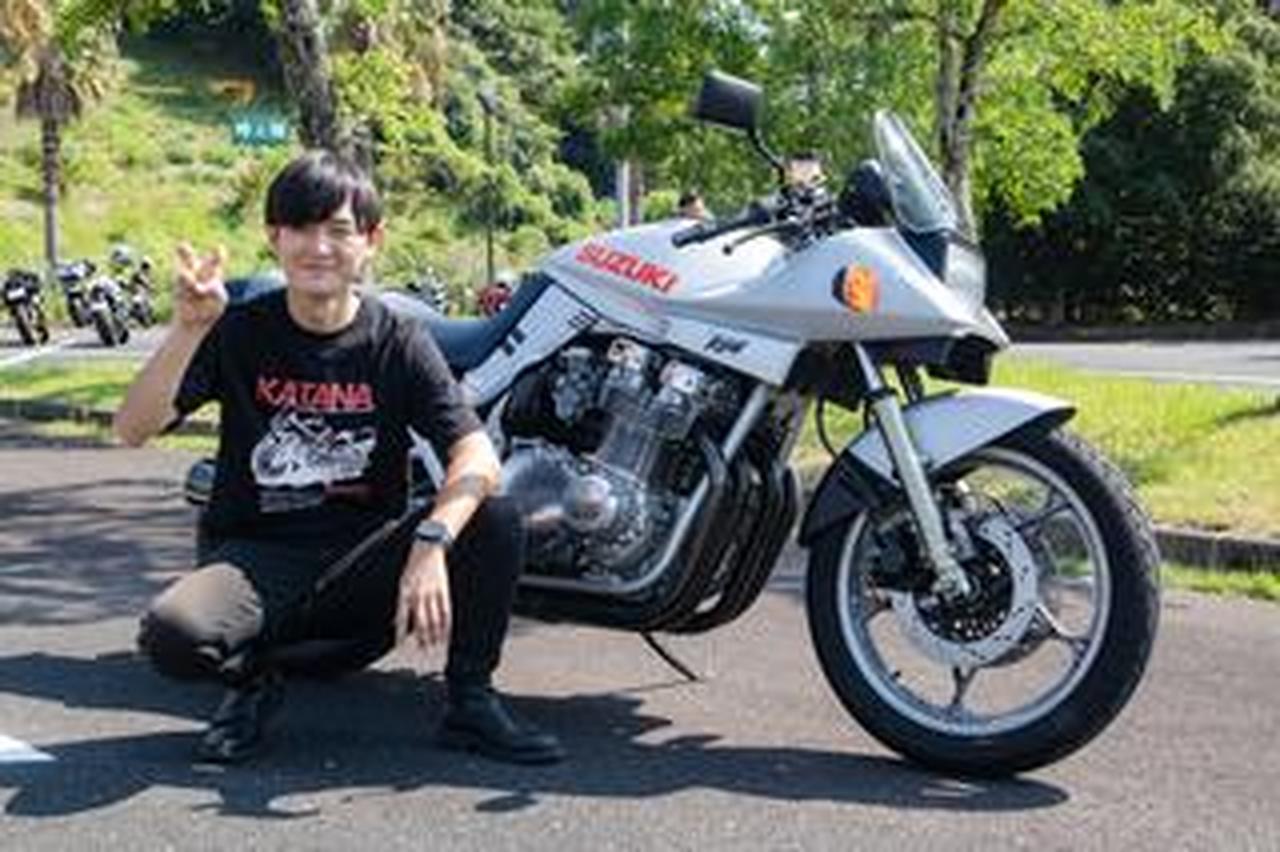 400カタナからステップアップ! 26歳のオーナーは『GSX1100S KATANA』で