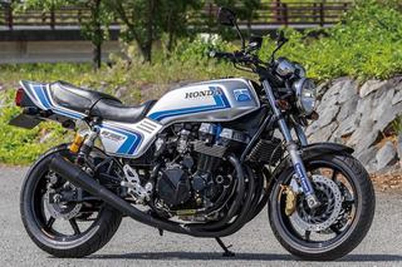 ステージワン CB750(ホンダ CB750)元々17インチのRC42にCB-F外装を