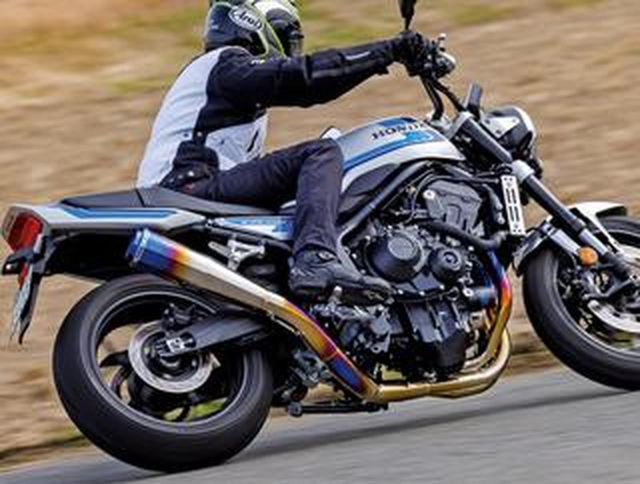 アールズ・ギア「CB1000F用 チタンフルエキゾーストシングル」テスト 
