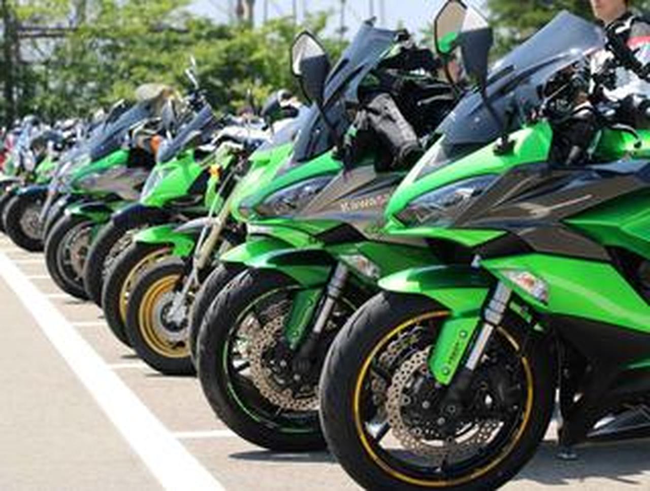 参加者は1000台超!「カワサキコーヒーブレイクミーティング in 石川
