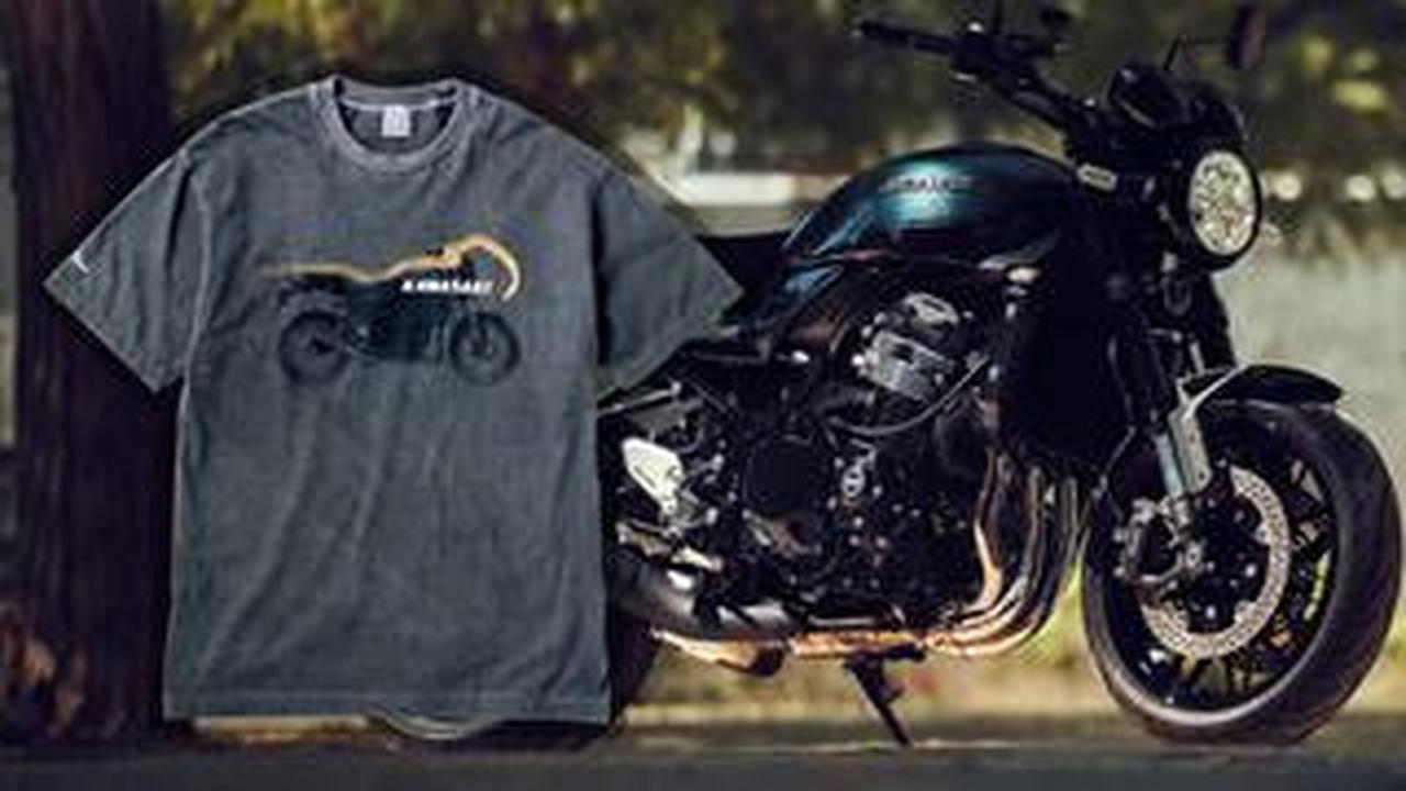 Z900RSの『墨染めTシャツ』発売! カワサキプラザ“Tシャツフェア”に