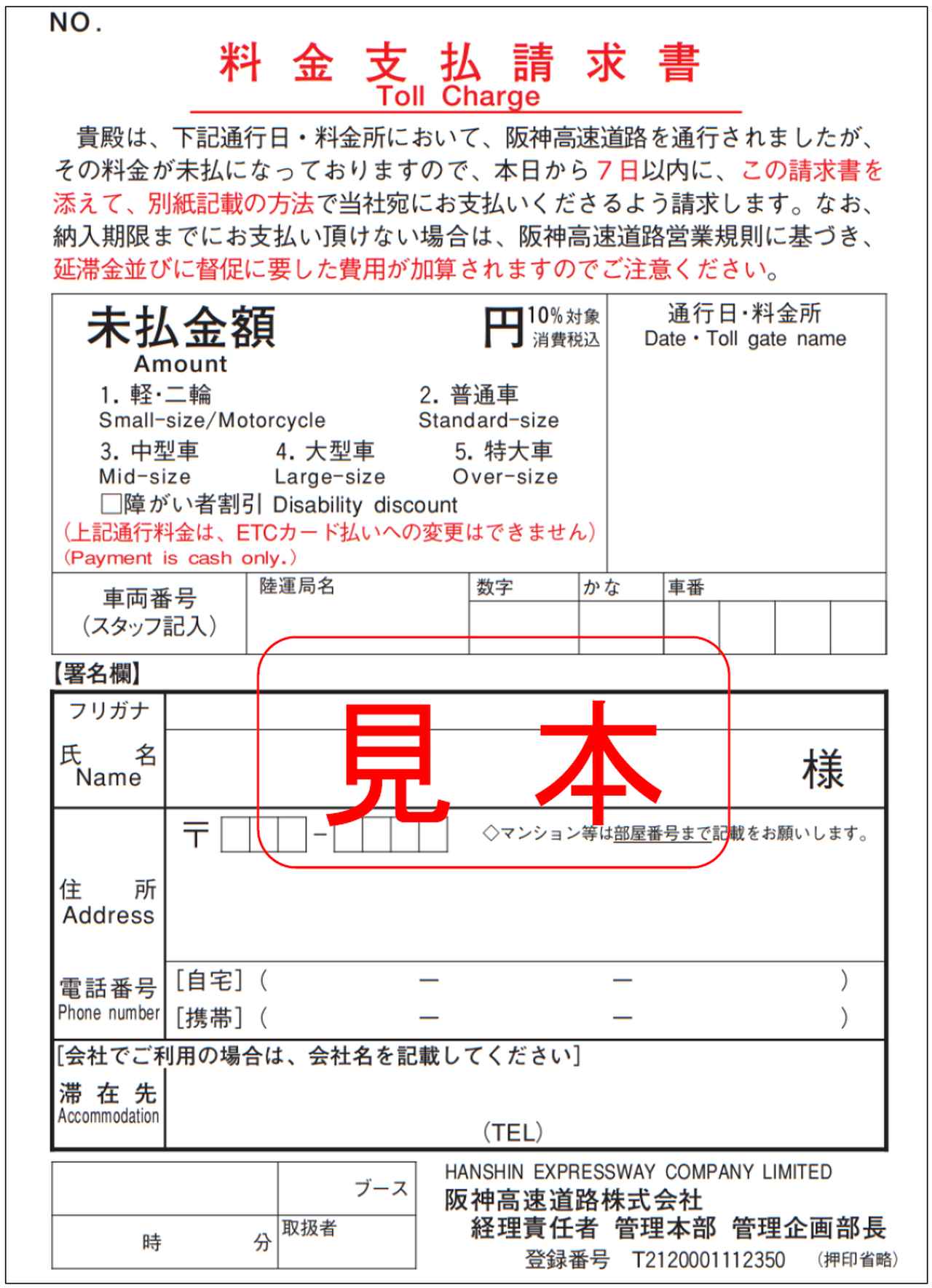画像: ETCカードでの通行料金のお支払い・訂正等について（WEB受付） | 阪神高速道路 ドライバーズサイト