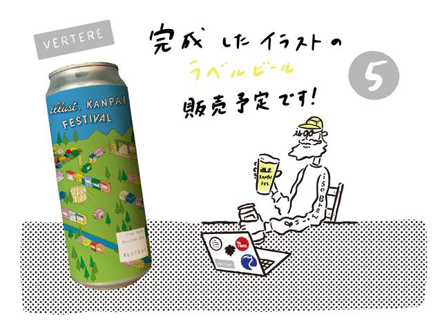 画像3: 似顔絵ラベルは「VERTERE」のオリジナルビールとして商品化!