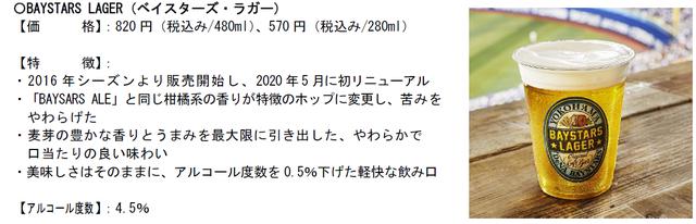 画像1: 球団オリジナル醸造ビール「ベイスターズ・エール」「ベイスターズ・ラガー」