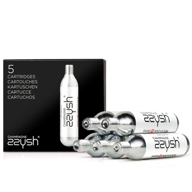 画像: 『zzysh®(ズィッシュ) シャンパンプ リザーバー ガスカートリッジ5本セット』(標準小売価格:税別5000円)