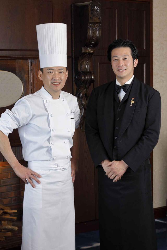 画像: 「フランス料理 ル シエル」より、「鹿児島ならではのマリアージュを!」と、坂本和馬料理長と副店長でソムリエの永吉和也氏