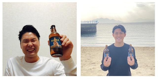 画像: 枝廣一輝さん(左)と水畑順太さん(右)。二人は高校の同級生