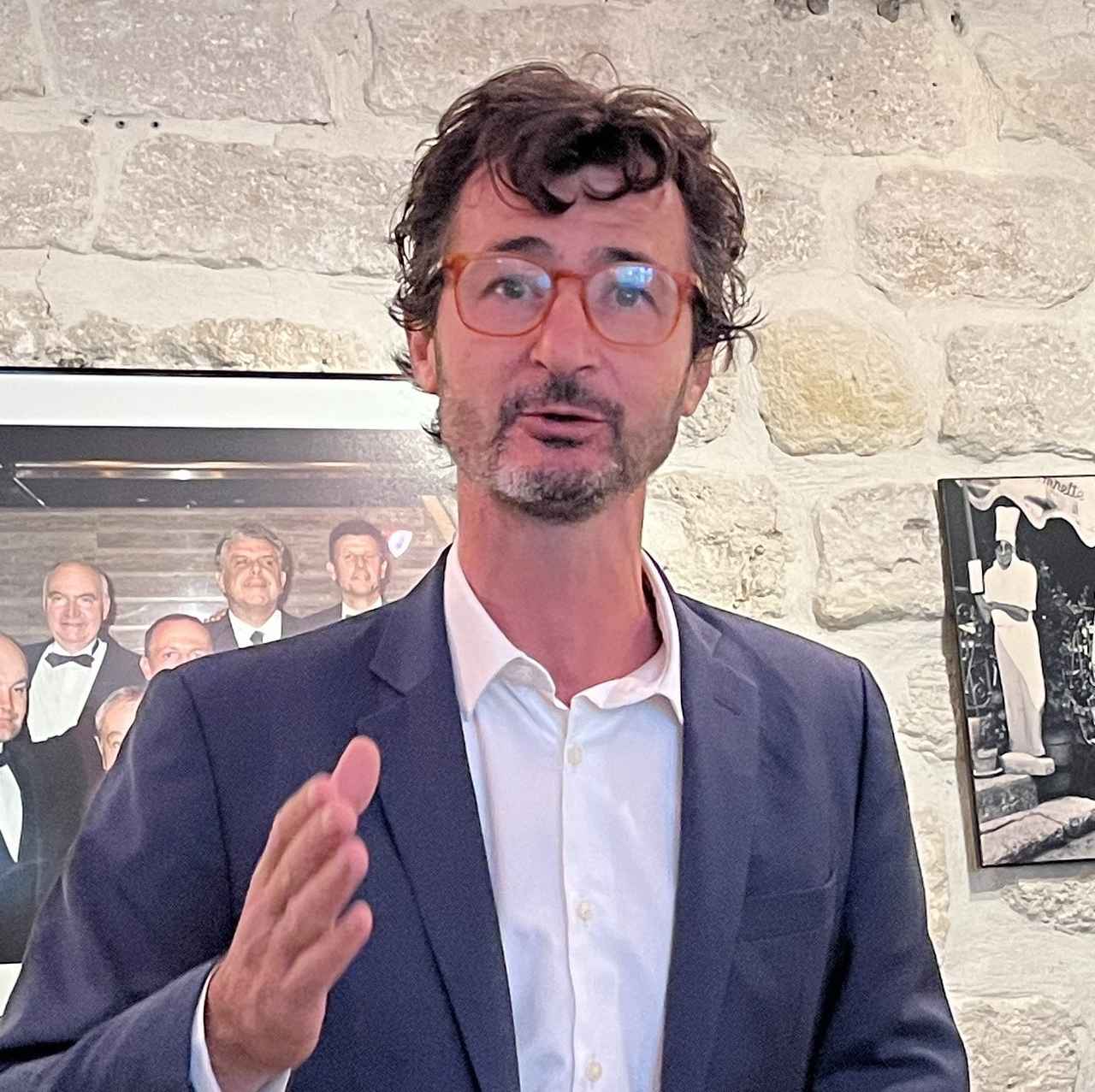 画像: ピエール・カズヌーヴ氏―シャトー・パルーメイ支配人