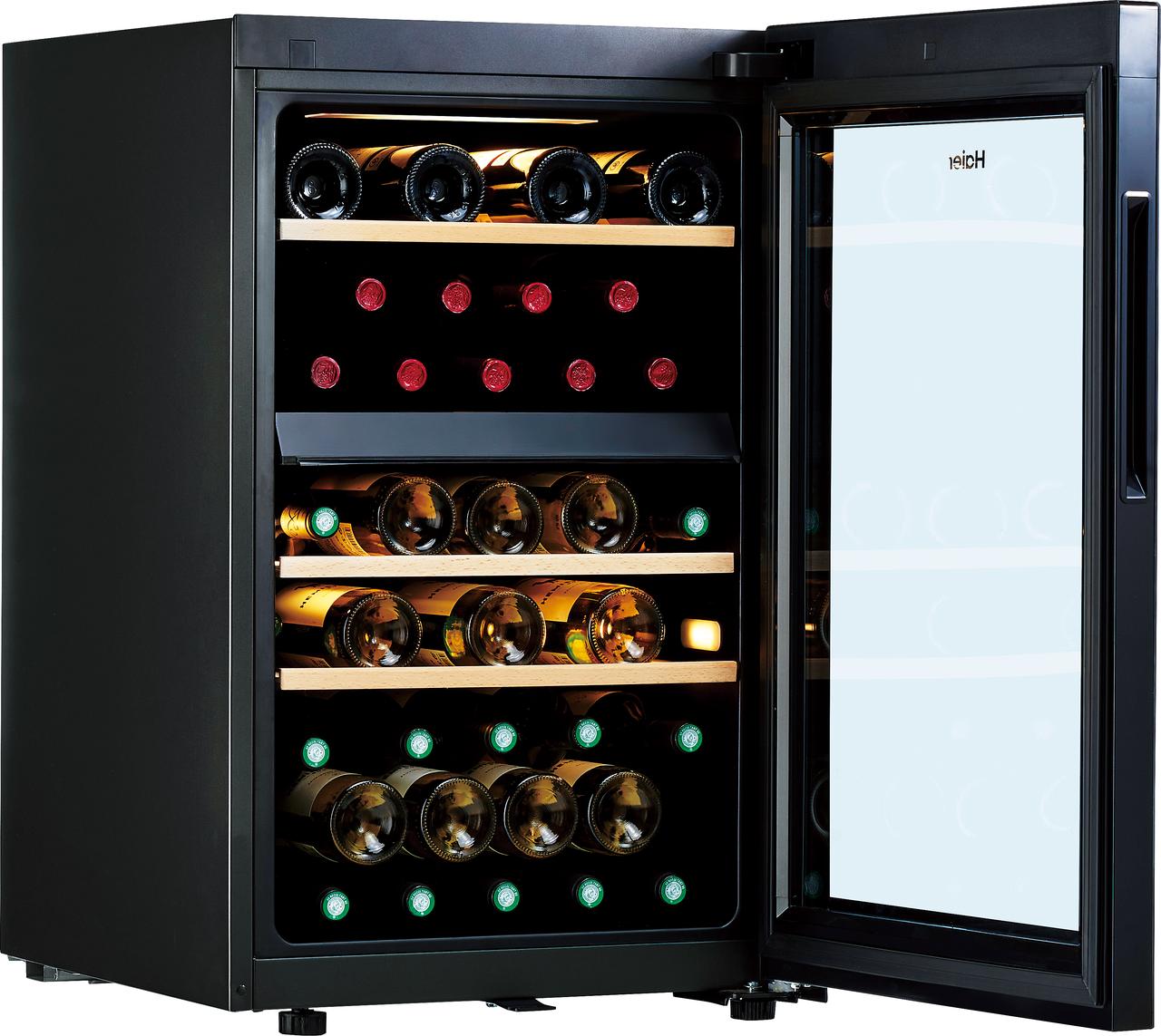 画像2: フロアの中心に設置した２温度帯セラーが常連客とのコミュニケーションツールに『Haier（ハイアール）』