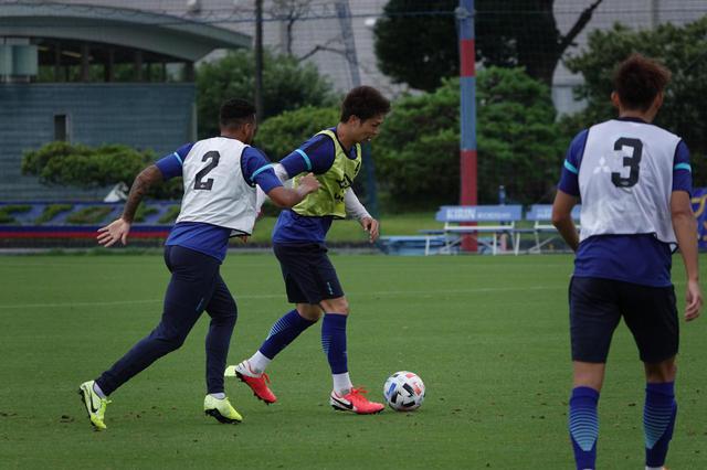 画像: 7月1日の練習で。超過密日程を乗り切るために、コンディションを上げていく 写真◎FC東京