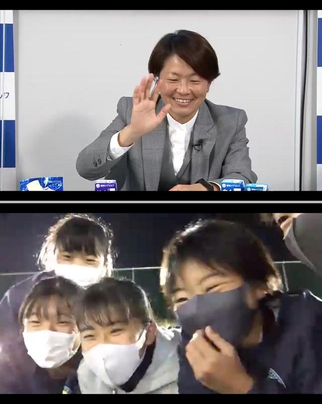 画像: 質問コーナーでは練習後の選手たちにも繋がり、選手ならではの専門的な質問も飛び出したが、宮間さんは丁寧に分かりやすく自身の考えを示した