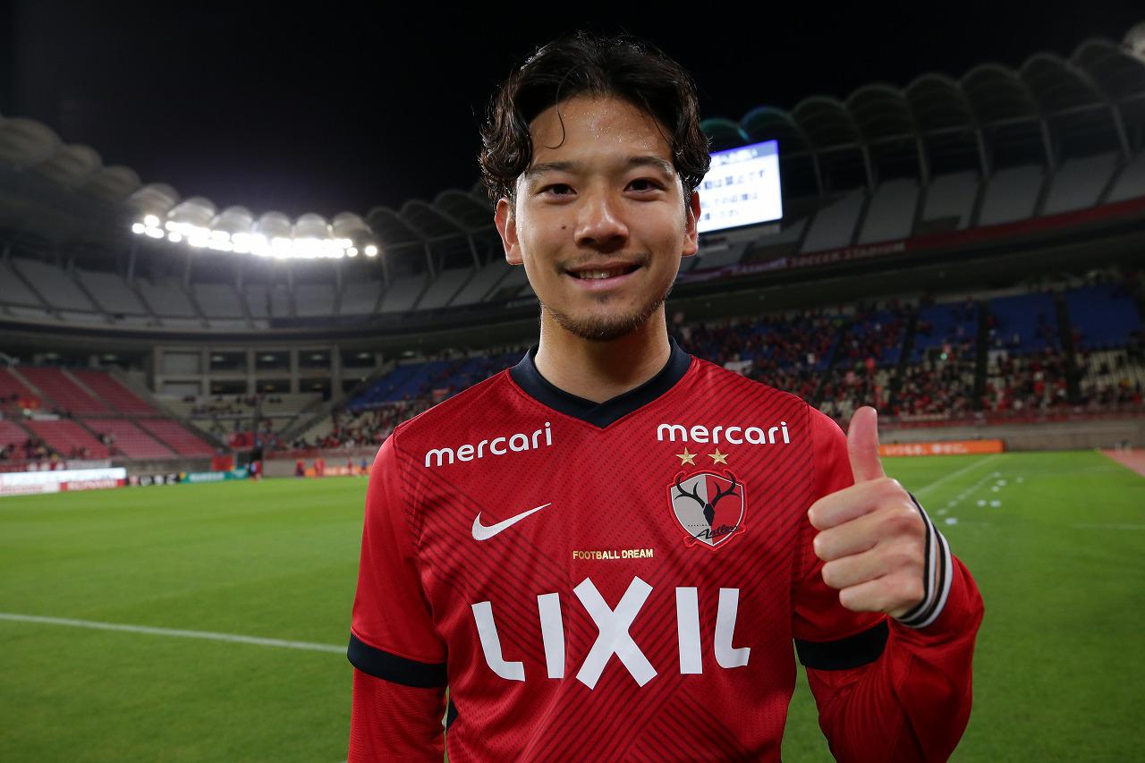 画像 : 1番目の画像 - 今季の公式戦で4ゴールを挙げている白崎凌兵。そのうち3点はカシマスタジアムで記録（写真◎J.LEAGUE） - サッカーマガジンWEB