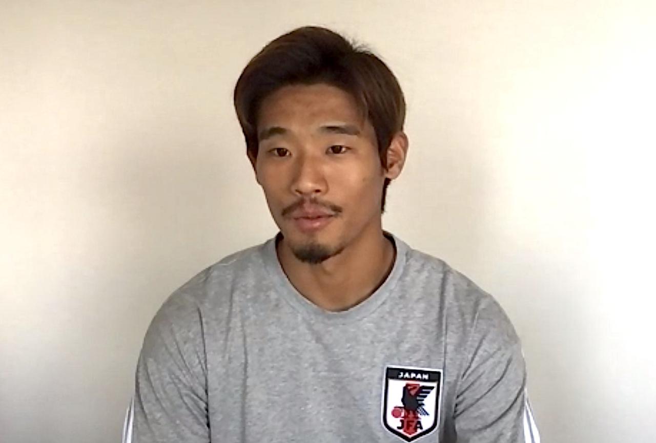 画像 : 1番目の画像 - 【写真】次戦に向けてチームの改善点をしっかり言葉にした守田英正(写真◎スクリーンショット) - サッカーマガジンWEB