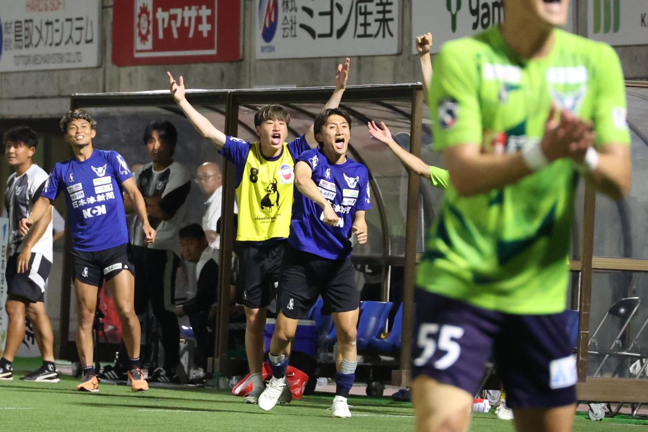 画像 : 4番目の画像 - 【写真】鳥取が讃岐を下してホーム5連勝、今季初の3連勝を飾った（写真◎石倉利英） - サッカーマガジンWEB