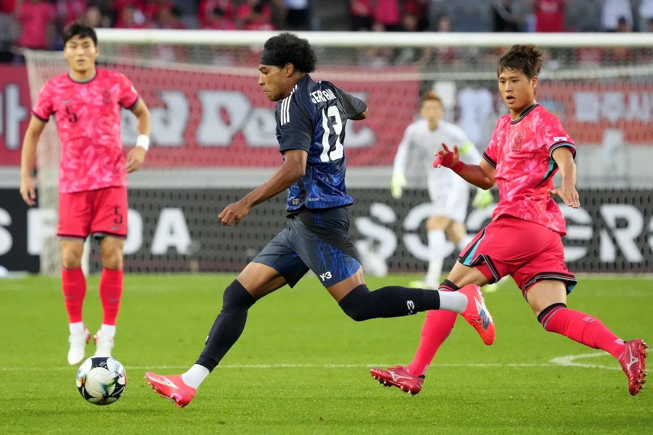 【日本代表】またもジャーメイン良！ 宿敵韓国を一撃で仕留めて得点王＆MVP！「いいところに入っていけた」 - サッカーマガジンWEB