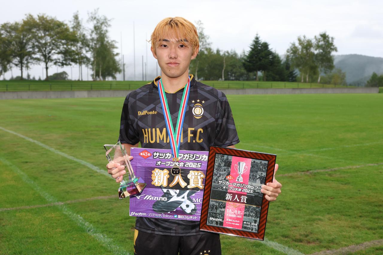 画像: 新人賞　横井　葵（早稲田大学HUMAN FC A）