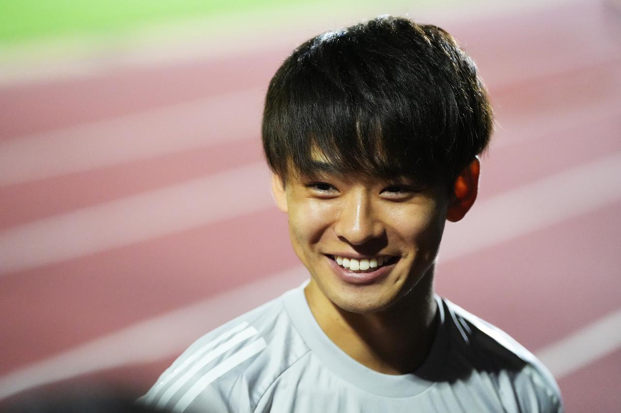 念願のA代表招集でスタートラインに立った斉藤光毅。積極的に