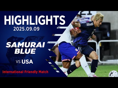 画像: 【ハイライト】日本代表vsアメリカ代表|2025 9.9 Lower.com フィールド(アメリカ)|SAMURAI BLUE|国際親善試合 www.youtube.com