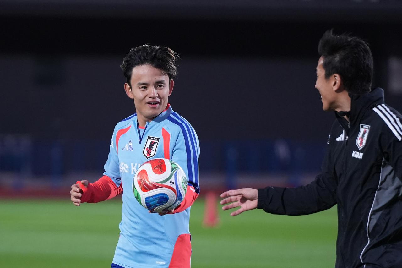日本代表】久保建英がAマッチ100試合を達成する森保一監督へ感謝