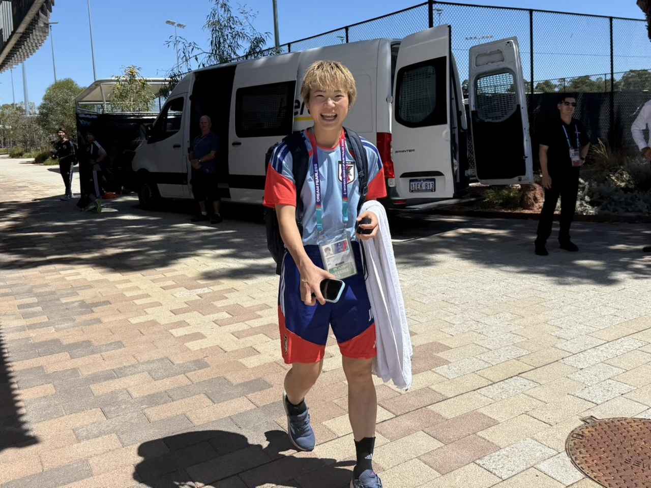 画像: 笑顔がトレードマークのMF浜野まいか選手