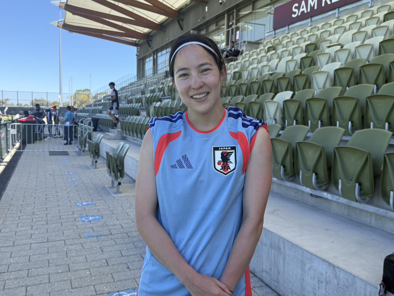 画像: さわやかな笑顔で語ってくれた北川選手